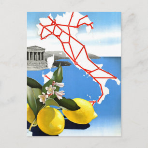 Vintage Travel Italië Briefkaart
