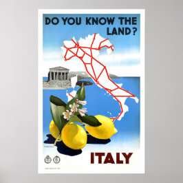 Vintage Travel Italië Poster