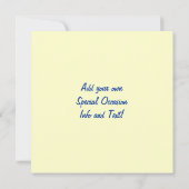 Vintage Travel Italië Uitnodigingen (Achterkant)