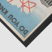 Vintage Travel Italy Map met Lemons Tissuepapier (Detail)