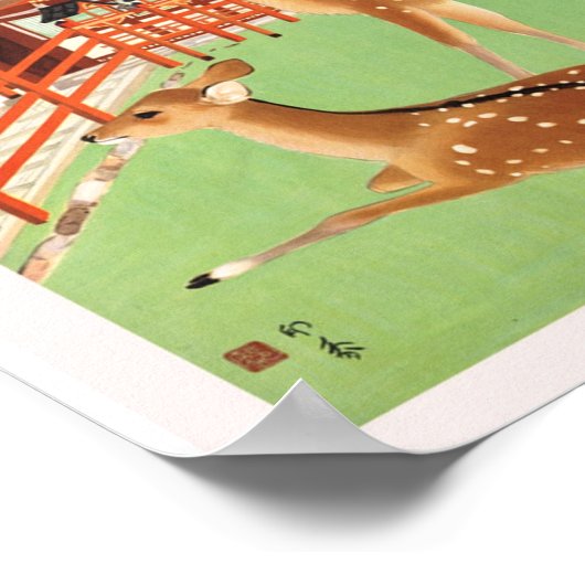 Vintage Travel Japan by Railways Poster (Hoek)