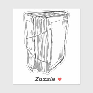 Vintage Travel Journal Sticker