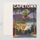 Vintage Travel, Kaapstad, een stad in Zuid-Afrika (Voorkant / Achterkant)