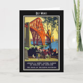 Vintage Travel Kaart London Railway Scotland (Voorkant)