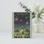 Vintage Travel Kopenhagen Duitsland Briefkaart (Staand voorkant)