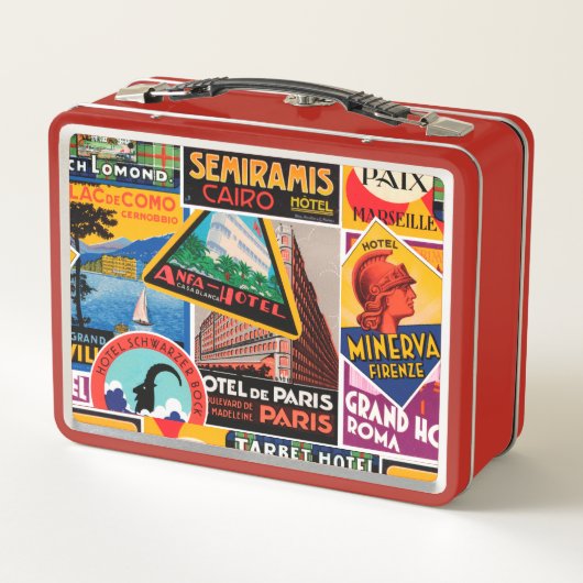 Vintage Travel Labels (Achterkant)