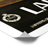 Vintage Travel Lake Garda Italië Poster (Hoek)