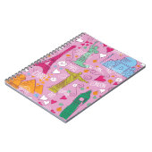 vintage Travel locatiepatroon Notitieboek (Linkerzijde)