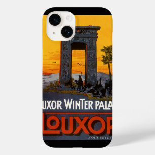 Vintage Travel, Louxor Winter Palace, Egypte Afrik Case-Mate iPhone 14 Hoesje