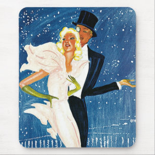 Vintage Travel, Love Romance Winter in Monte Carlo Muismat