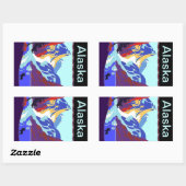 Vintage Travel Luggable Stickers Alaska Scrapbook (Vel)