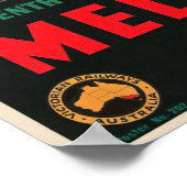 Vintage Travel - Melbourne - Australië Poster (Hoek)