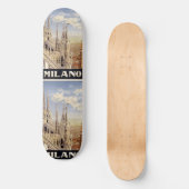 Vintage Travel Milano Milaan Italië skateboards (Voorkant)