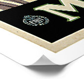 Vintage Travel Milano Milan Italië Poster (Hoek)