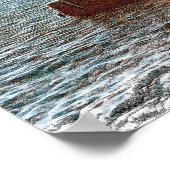 Vintage Travel Milos Griekenland Poster (Hoek)