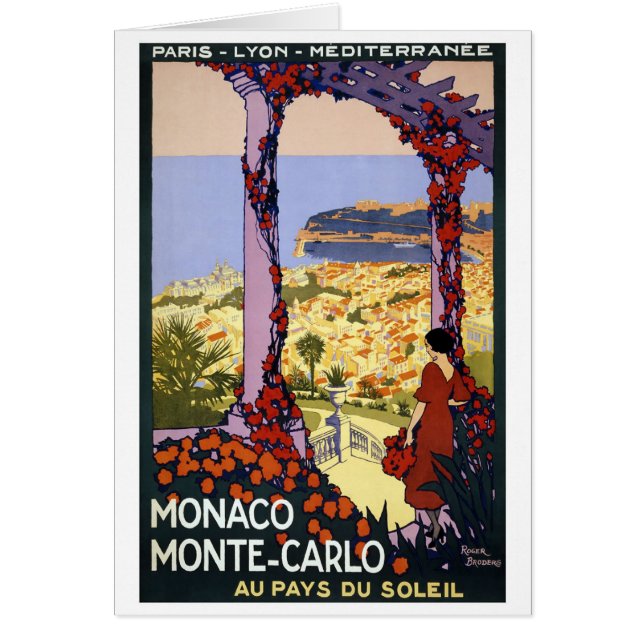 Vintage Travel - Monaco Monte-Carlo (Voorkant)