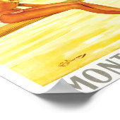 Vintage Travel - Monte-Carlo - Monaco Poster (Hoek)