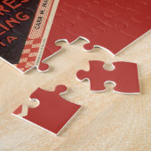 Vintage Travel, Mount Everest, Darjeeling India Legpuzzel (Zijkant)