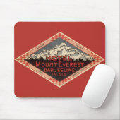 Vintage Travel, Mount Everest, Darjeeling India Muismat (Met muis)