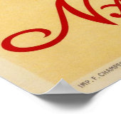 Vintage Travel - Nancy - Frankrijk Poster (Hoek)