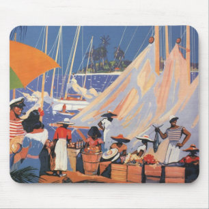 Vintage Travel, Nassau Harbour, Florida, Sailships Muismat