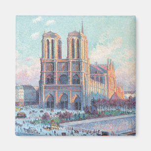 Vintage Travel Notre Dame de Paris Magneet