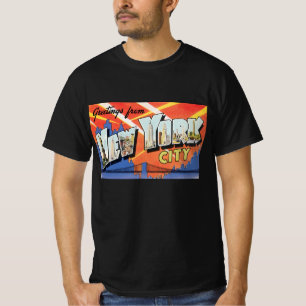 Vintage Travel NYC, Groeten uit New York City T-shirt