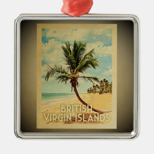 Vintage Travel Ornament Britse Maagdeneilanden