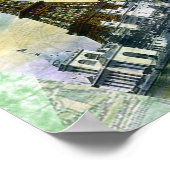 Vintage Travel Paris Poster (Hoek)