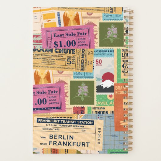 Vintage Travel Planner (Achterkant)