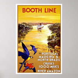 Vintage Travel Portugal naar Amazon door cruises Poster