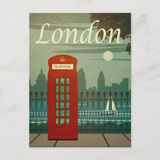 Vintage Travel Postcard - London Briefkaart (Voorkant)