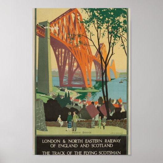 Vintage Travel Poster (Voorkant)