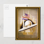 Vintage Travel Poster 16 Briefkaart (Voorkant / Achterkant)