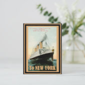 Vintage Travel Poster 21 Briefkaart (Staand voorkant)