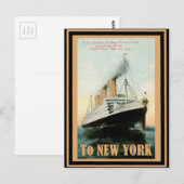 Vintage Travel Poster 21 Briefkaart (Voorkant / Achterkant)
