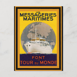 Vintage Travel Poster 22 Briefkaart