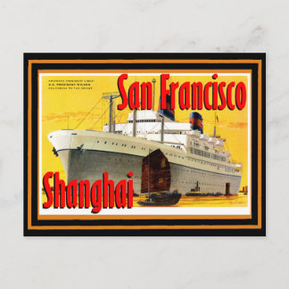 Vintage Travel Poster 33 Briefkaart