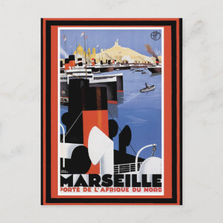 Vintage Travel Poster 60 Briefkaart
