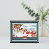 Vintage Travel Poster 67 Briefkaart (Staand voorkant)