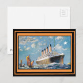 Vintage Travel Poster 69 Briefkaart (Voorkant / Achterkant)