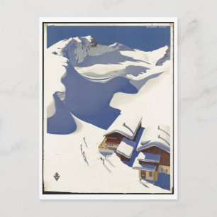 Vintage Travel Poster Ad Retro Prints Briefkaart