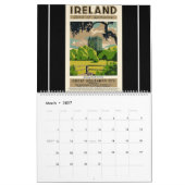 Vintage Travel Poster Agenda Kalender (Mar 2027)
