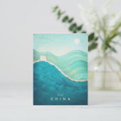 Vintage Travel Poster - Art Briefkaart (Staand voorkant)