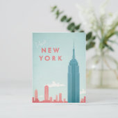 Vintage Travel Poster - Art Briefkaart (Staand voorkant)