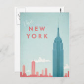 Vintage Travel Poster - Art Briefkaart (Voorkant / Achterkant)