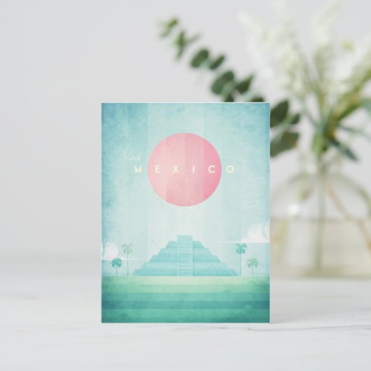 Vintage Travel Poster - Art Briefkaart (Staand voorkant)