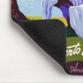 Vintage Travel Poster Art, Ontdek Puerto Rico! Muismat (Hoek)