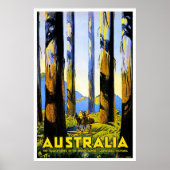Vintage Travel Poster Au (Voorkant)