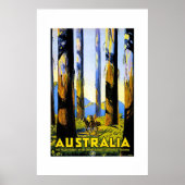 Vintage Travel Poster Australië 2 (Voorkant)
